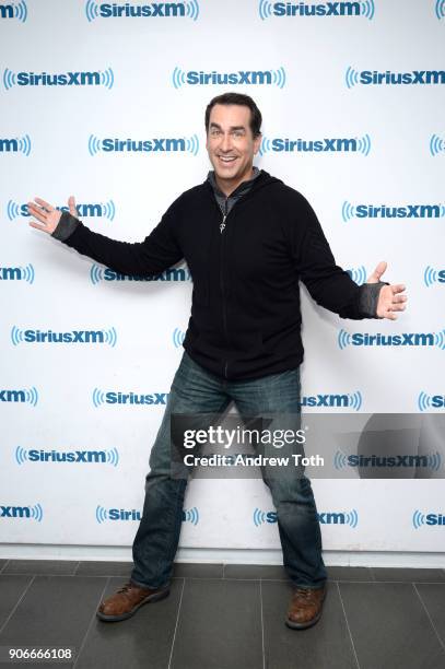 Rob Riggle visits SiriusXM at SiriusXM Studios on January 18, 2018 in New York City.