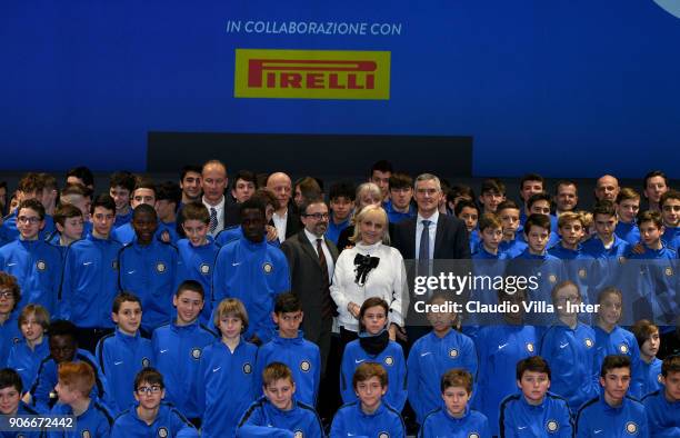 Internazionale Alessandro Antonello attends at FC Internazionale against bullying event on January 18, 2018 in Milan, Italy.