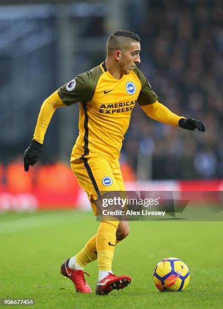 Anthony Knockaert of Brighton and Hove Albion during the Premier League match between West Bromwich Albion and Brighton and Hove Albion at The...