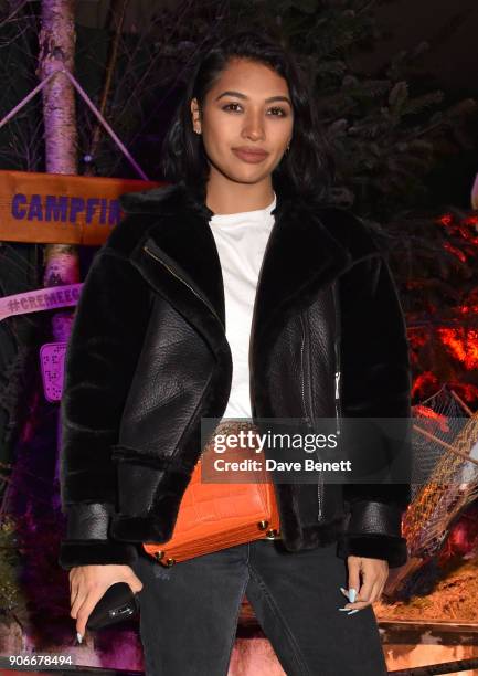 Vanessa White attends the Grand Opening of the Cadbury Creme Egg Camp on January 18, 2018 in London, England.