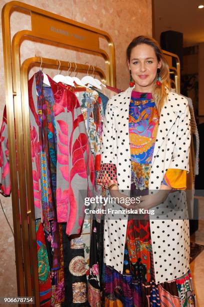 Nina Kuhn during the celebration of 'Der Berliner Salon' by KaDeWe & Vogue at KaDeWe on January 18, 2018 in Berlin, Germany.