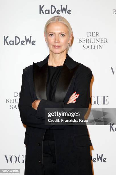 Christiane Arp during the celebration of 'Der Berliner Salon' by KaDeWe & Vogue at KaDeWe on January 18, 2018 in Berlin, Germany.