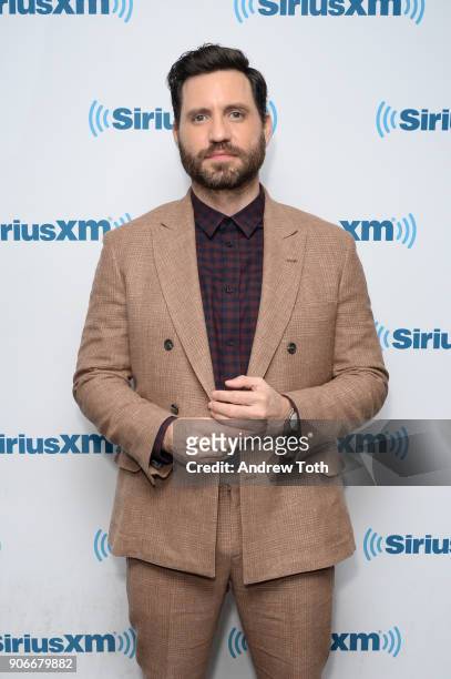 Edgar Ramirez visits SiriusXM Studios on January 18, 2018 in New York City.