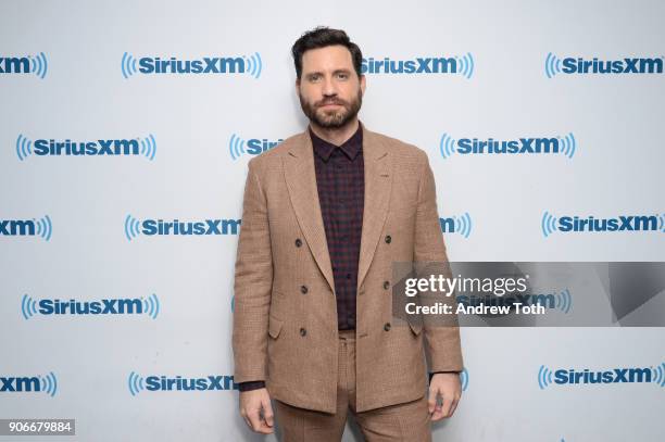 Edgar Ramirez visits SiriusXM Studios on January 18, 2018 in New York City.