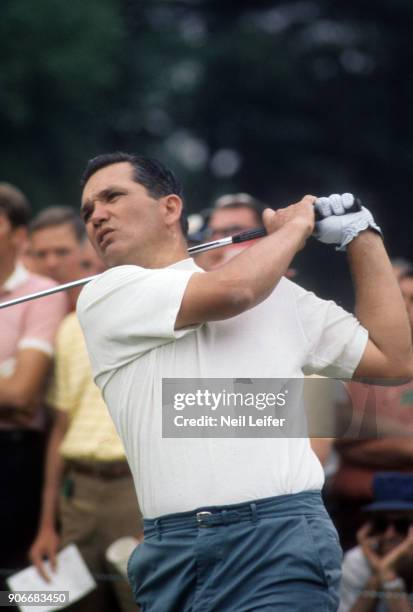 Bob Goalby in action during Sunday play at Augusta National. Augusta, GA 4/14/1968 CREDIT: Neil Leifer