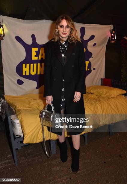 Rosie Fortescue attends the Grand Opening of the Cadbury Creme Egg Camp on January 18, 2018 in London, England.