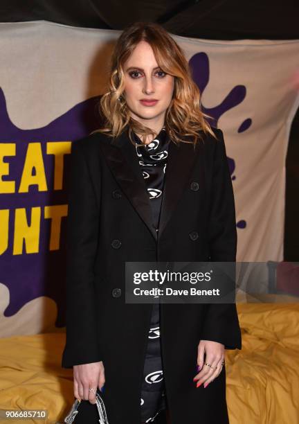 Rosie Fortescue attends the Grand Opening of the Cadbury Creme Egg Camp on January 18, 2018 in London, England.