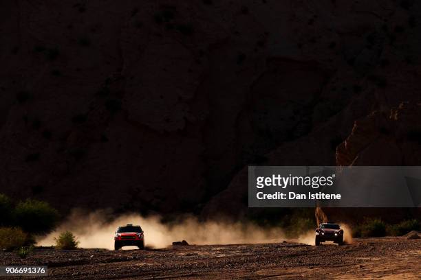 Martin Prokop of the Czech Republic and Ford MP-Sports CZ drives with co-driver Jan Tomanek of Czech Republic in the F150 Evo Ford car in the Classe...