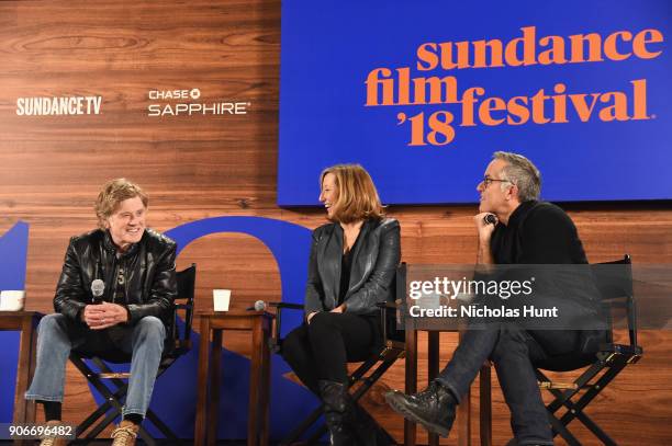 President and Founder of Sundance Institute Robert Redford, Executive Director of Sundance Institute Keri Putnam and Sundance Film Festival Director...