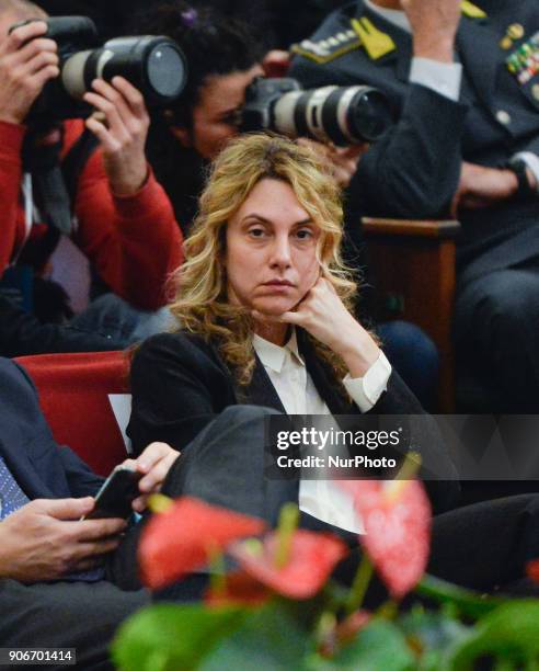 Minister Marianna Madia during inauguration of the Academic Year 2017-2018. 715th from the foundation, Rettorato La Sapienza on janaury 18, 2018