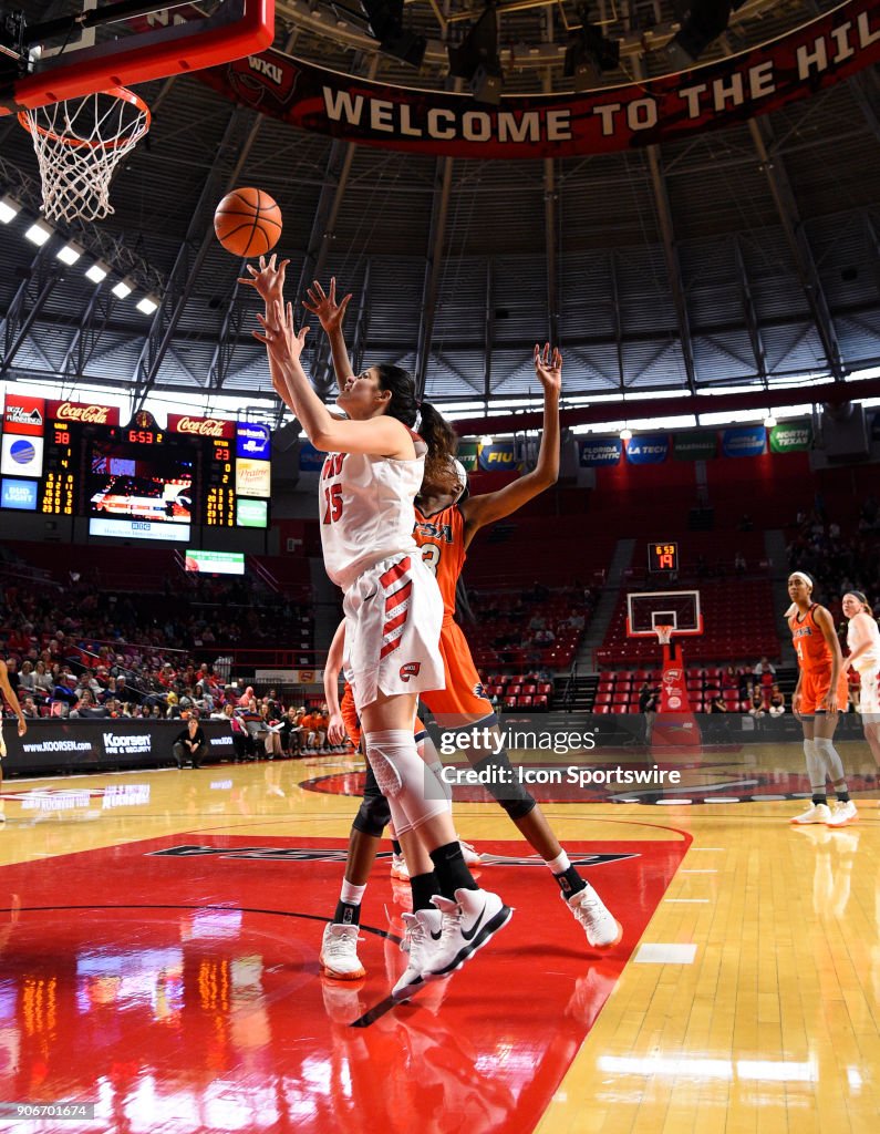 COLLEGE BASKETBALL: JAN 18 Women's - UTSA at Western Kentucky