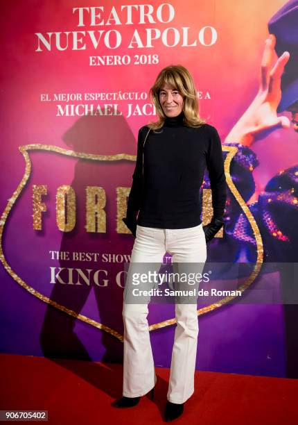 Monica Martin Luque attends the "Forever Jackson" Madrid Premiere on January 18, 2018 in Madrid, Spain.
