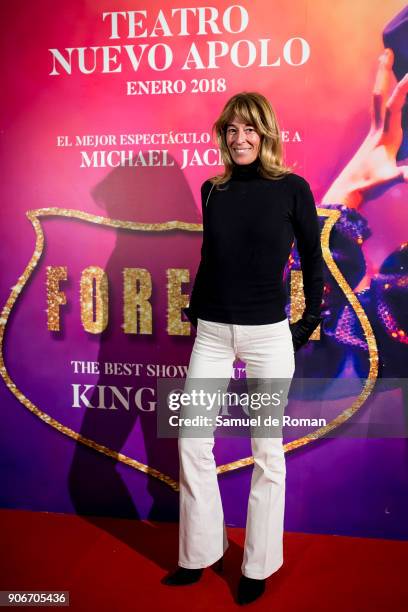 Monica Martin Luque attends the "Forever Jackson" Madrid Premiere on January 18, 2018 in Madrid, Spain.
