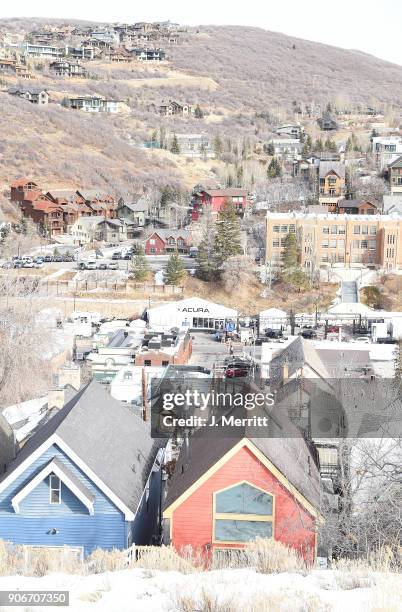 General view of atmosphere as Park City prepares for the 2018 Sundance Film Festival on January 18, 2018 in Park City, Utah.