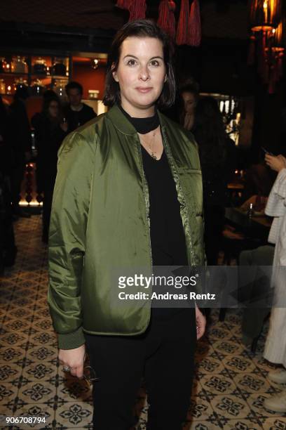 Simone Heift attends the William Fan Defilee during 'Der Berliner Salon' AW 18/19 on January 18, 2018 in Berlin, Germany.