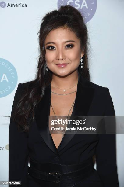 Ashley Park attends the Casting Society of America's 33rd annual Artios Awards at Stage 48 on January 18, 2018 in New York City.