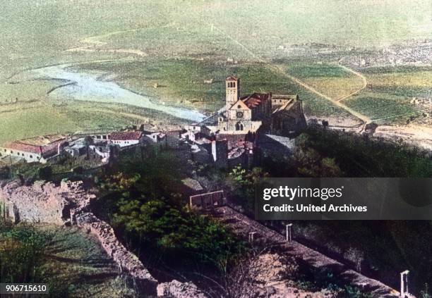 Scene of the life of Saint Francis of Assisi, 13th century.