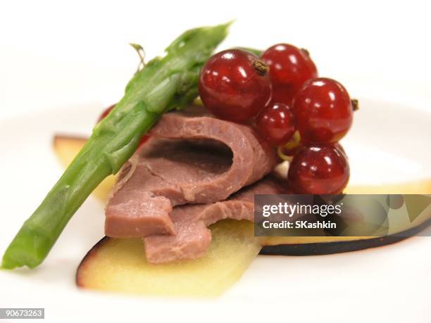 duck and currants - cassis fruit stock pictures, royalty-free photos & images