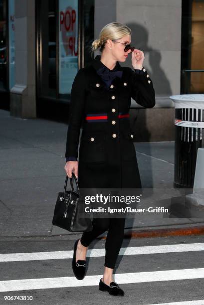 Nicky Hilton Rothschild is seen on January 18, 2018 in New York City.