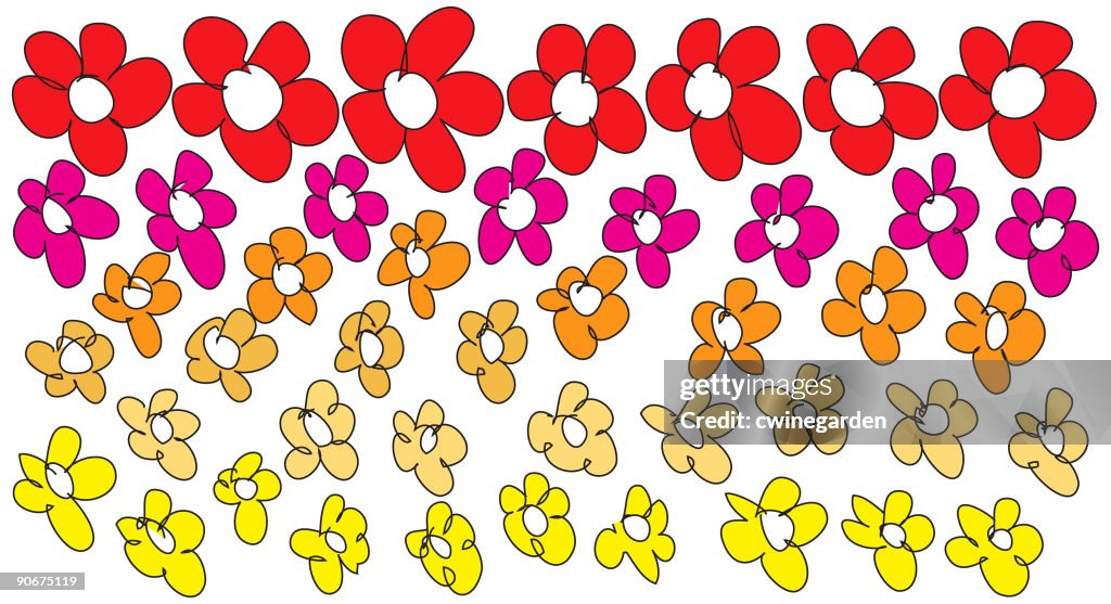 Doodle Flowers (vector)