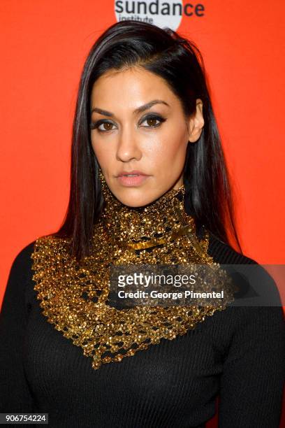 Actor Janina Gavankar attends the "Blindspotting" Premiere during the 2018 Sundance Film Festival at Eccles Center Theatre on January 18, 2018 in...