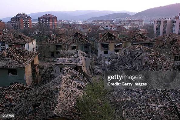 NATO missiles hit Aleksinac NATO missiles hit Aleksinac
