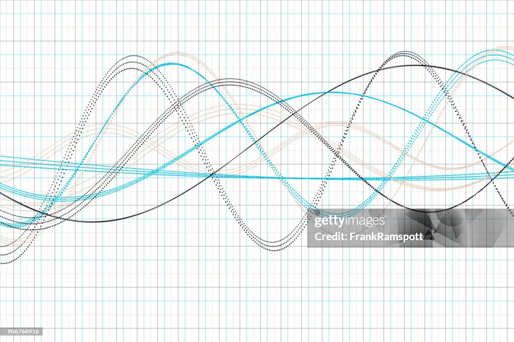 River Line Pattern River Vector Wave Dotted Line Pattern Horizontal High-Res Vector ...