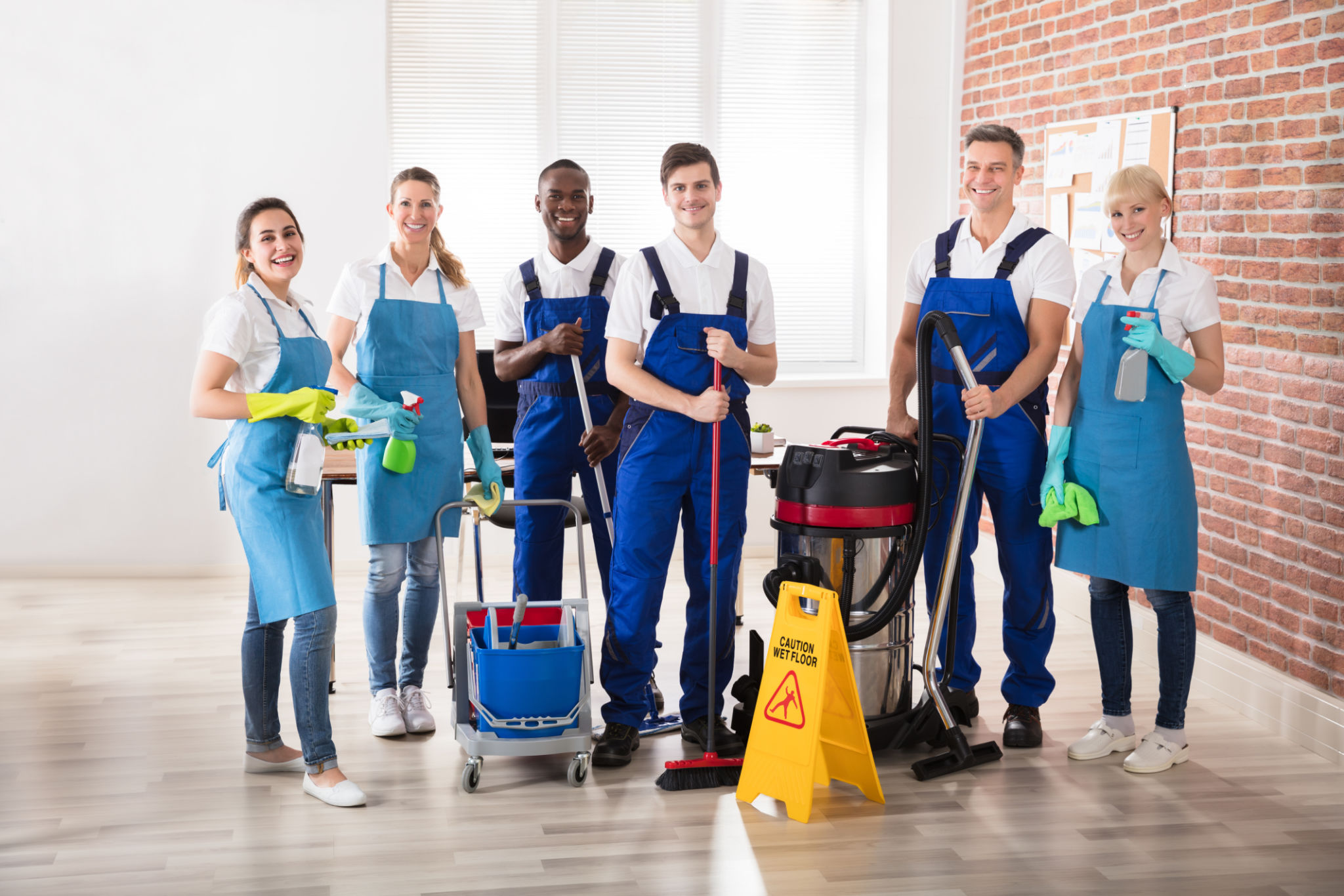 cleaning team