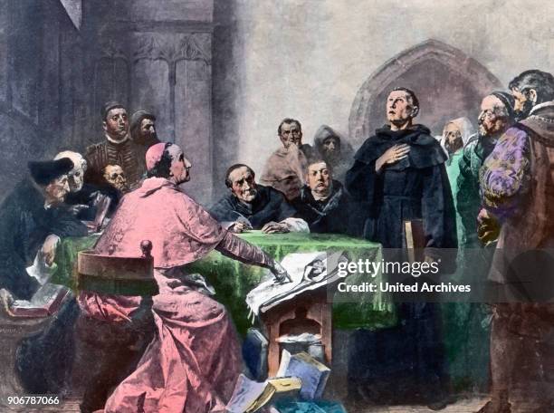 Scene from the life of Protestand reformer Martin Luther.