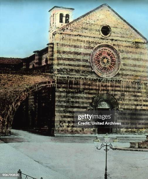 Scene of the life of Saint Francis of Assisi, 13th century.