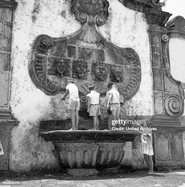 Fountain in Ouro Preto, Brazil 1966.