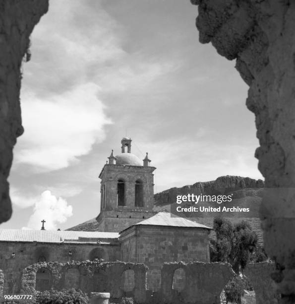 Here the village of Chucuito, Peru 1960s.