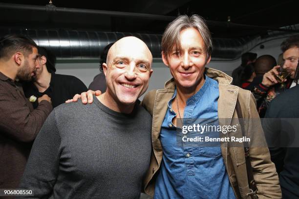 Getty Images photographers Al Bello and Spencer Platt attend the Getty Images 2017 Year In Focus client event on January 18, 2018 in New York City.