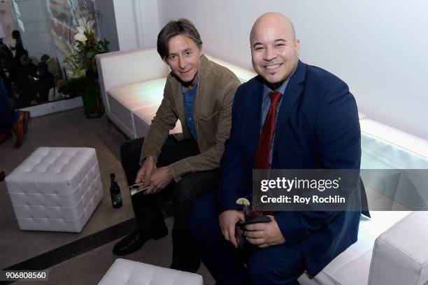 Getty Images photographers Spencer Platt and guest attend the Getty Images 2017 Year In Focus client event on January 18, 2018 in New York City.