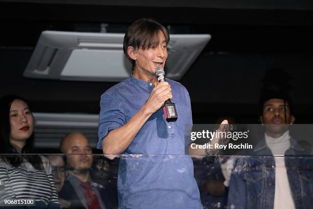 Getty Images photographer Spencer Platt speaks during the Getty Images 2017 Year In Focus client event on January 18, 2018 in New York City.