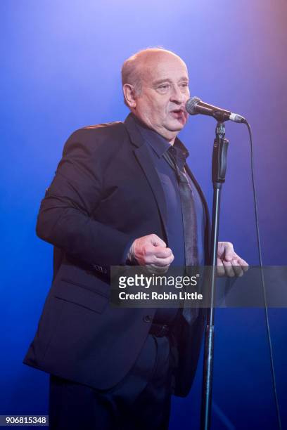 Michel Jonasz performs on stage at the Union Chapel on January 18, 2018 in London, England.