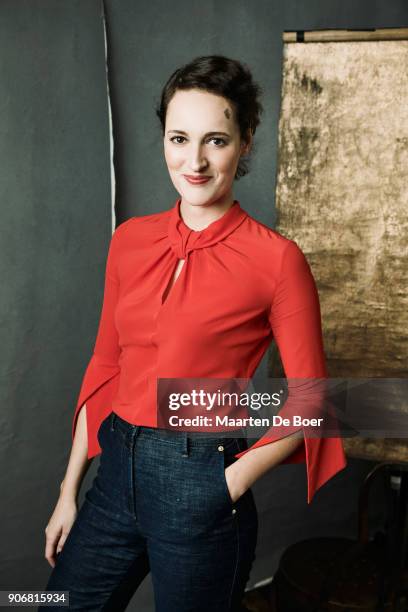 Phoebe Waller-Bridge from BBC America's 'Killing Eve' poses for a portrait during the 2018 Winter TCA Tour at Langham Hotel on January 12, 2018 in...