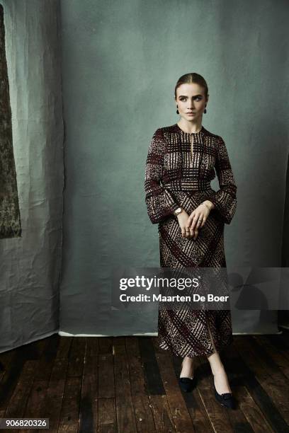 Maddie Hasson of YoutubeRed's 'Impulse' poses for a portrait during the 2018 Winter TCA Tour at Langham Hotel on January 13, 2018 in Pasadena,...