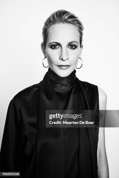 Poppy Delevingne from National Geographic Channels' 'Genius' poses for a portrait during the 2018 Winter TCA Tour at Langham Hotel on January 13,...