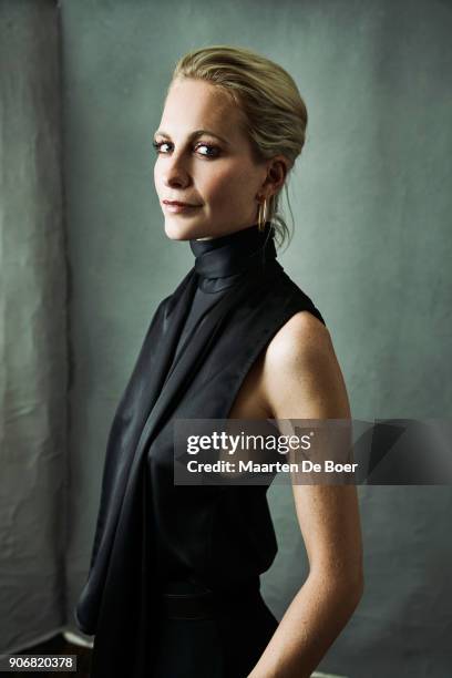 Poppy Delevingne from National Geographic Channels' 'Genius' poses for a portrait during the 2018 Winter TCA Tour at Langham Hotel on January 13,...