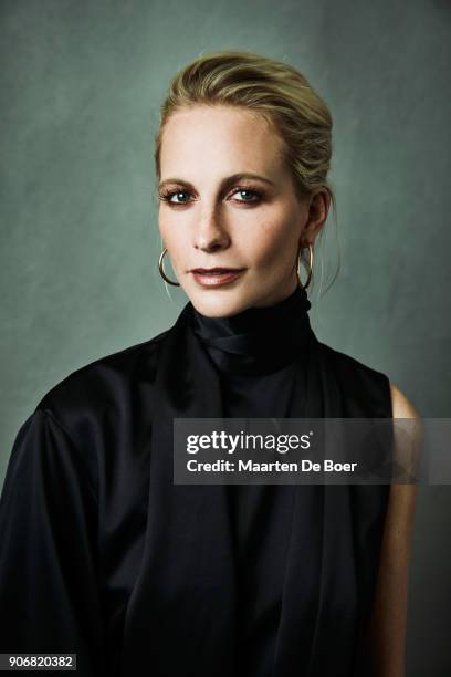 Poppy Delevingne from National Geographic Channels' 'Genius' poses for a portrait during the 2018 Winter TCA Tour at Langham Hotel on January 13,...