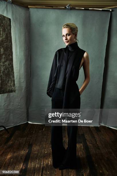 Poppy Delevingne from National Geographic Channels' 'Genius' poses for a portrait during the 2018 Winter TCA Tour at Langham Hotel on January 13,...