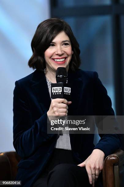 Musician/comedian Carrie Brownstein visits Build Series to discuss eighth and final season of IFC's comedy TV series "Portlandia" at Build Studio on...