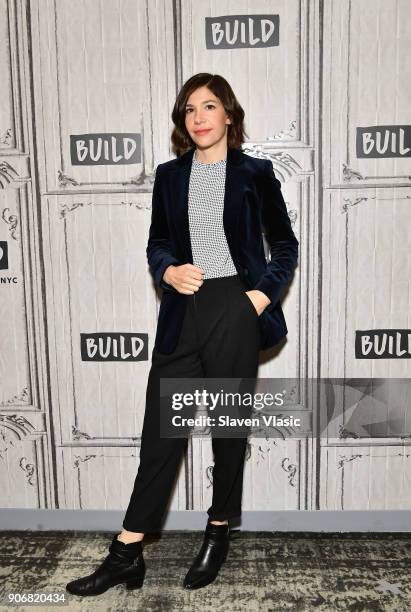 Musician/comedian Carrie Brownstein visits Build Series to discuss eighth and final season of IFC's comedy TV series "Portlandia" at Build Studio on...