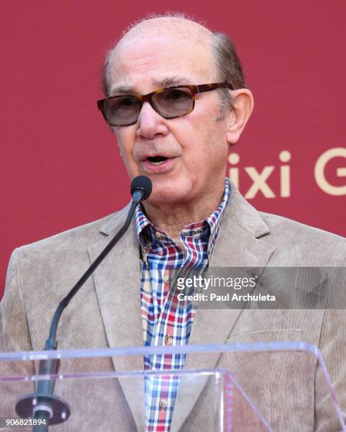 Producer Howard G. Kazanjian attends the ceremony to honor Director Xixi Gao with his hands and footprints in cement at The TCL Chinese Theatre at...