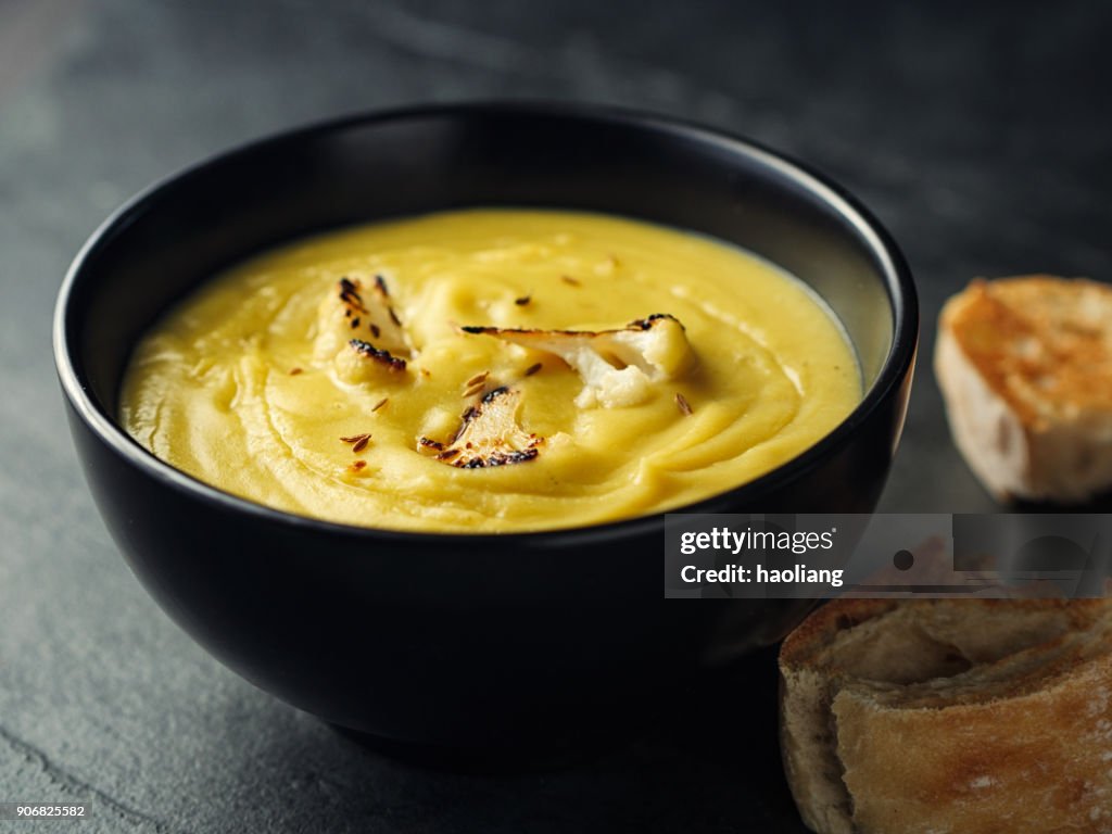 Blomkål och linssoppa
