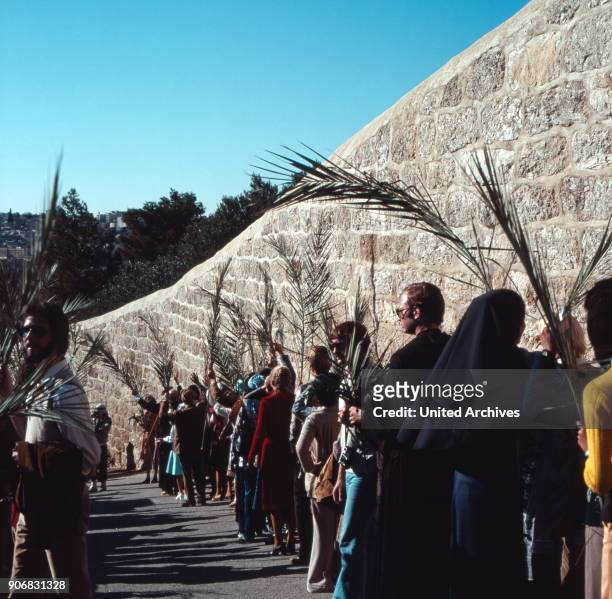 Palm Sunday in Israel, 1970s.