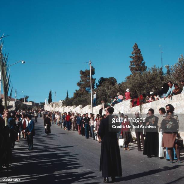 Palm Sunday in Israel, 1970s.
