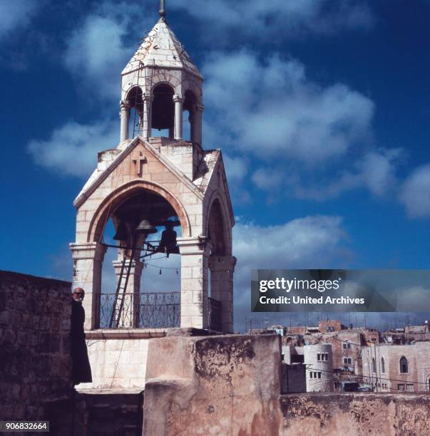 The Church of Nativity in Bethlehem, 1970s.
