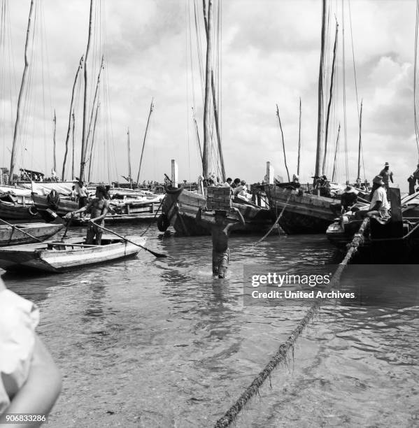 The Feira de Agua de Meninos in Salvador, Brazil 1960s.